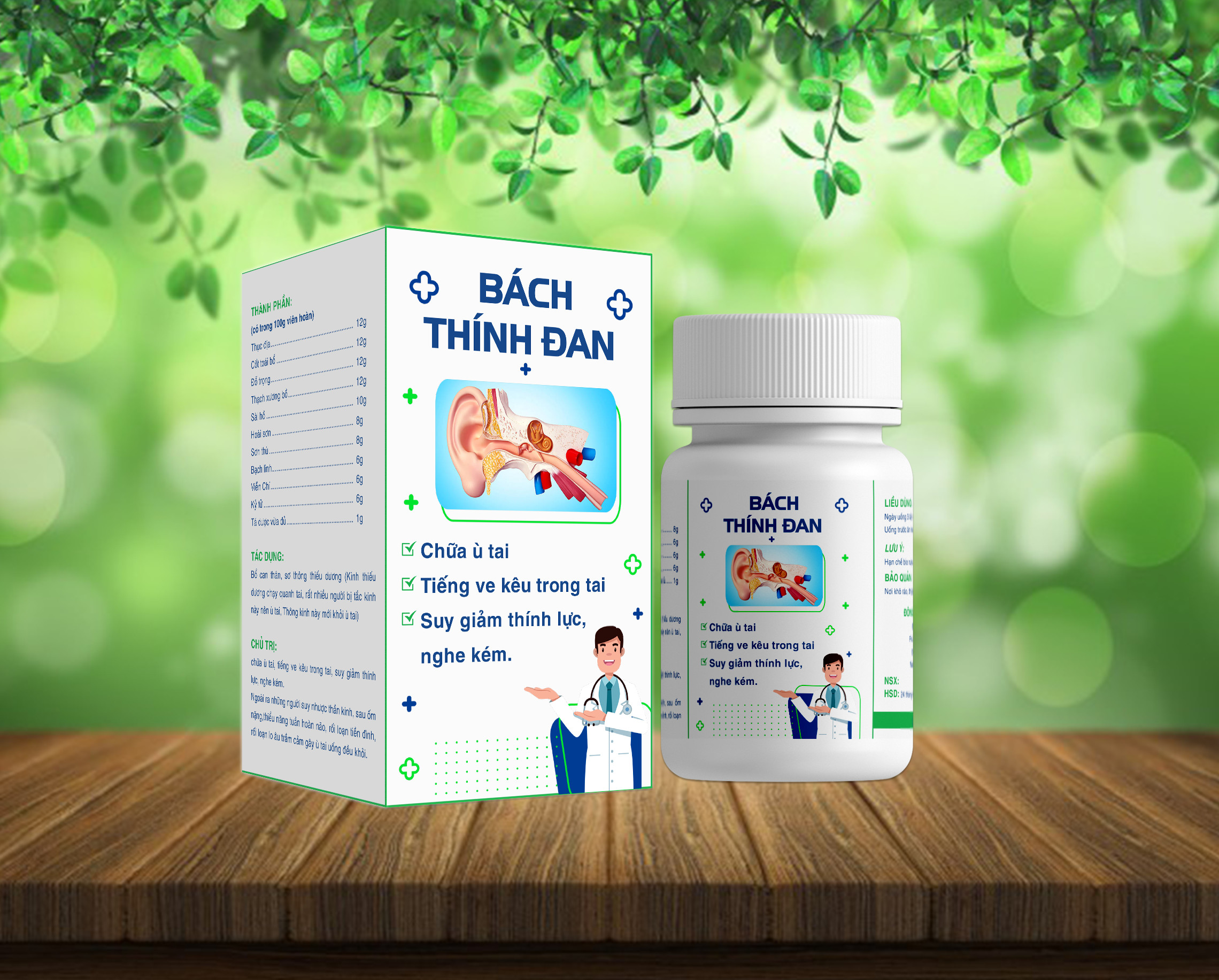 Bách Thính Đan Giảm Tiếng Lạo Xạo Trong Tai